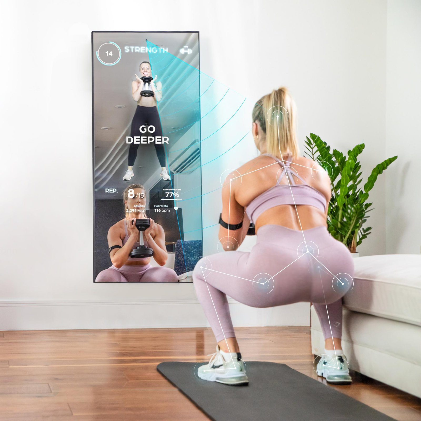 Healthcare smart mirror theme